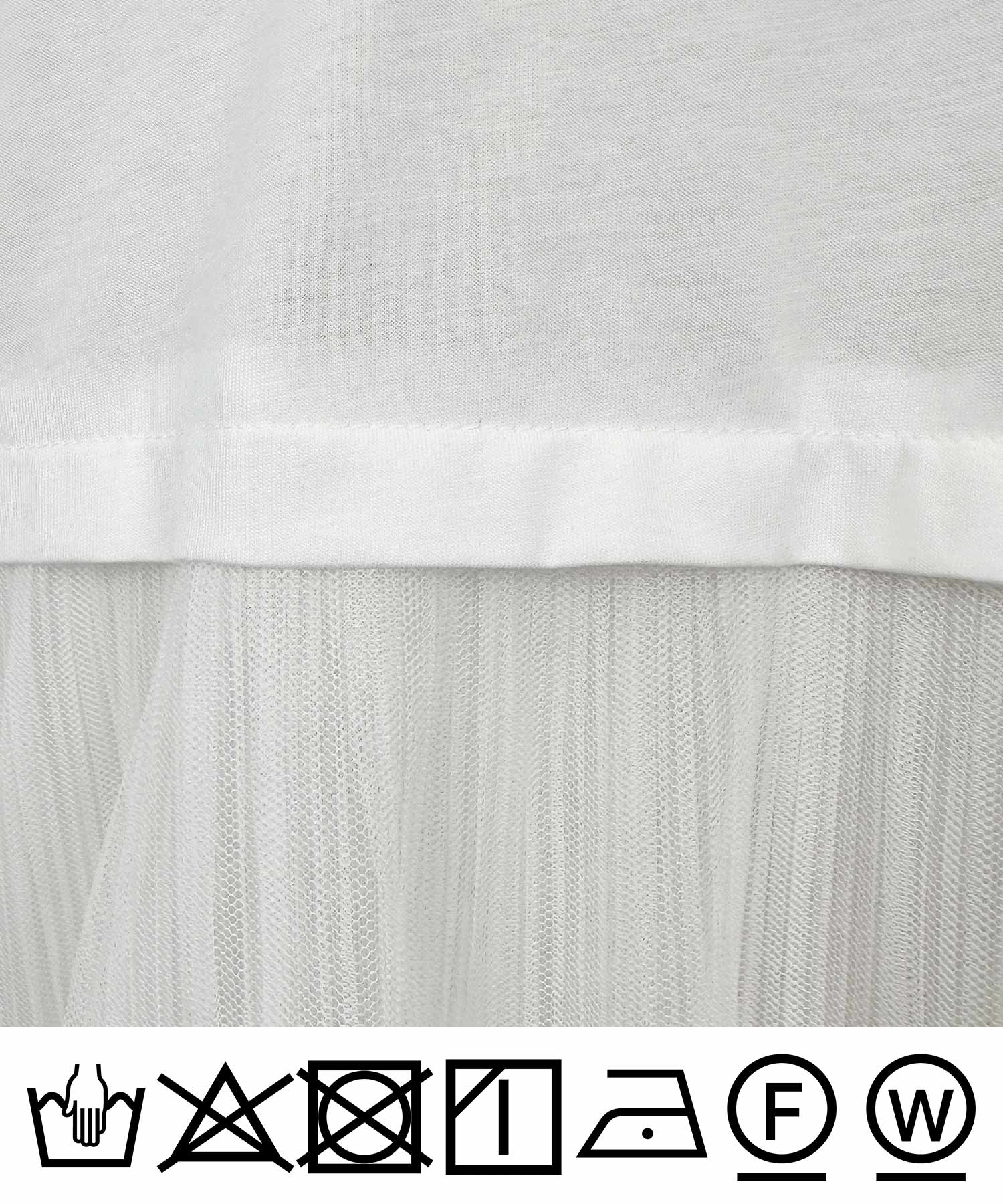 後ろチュールプリーツTシャツ | PICCIN (ピッチン) 公式通販