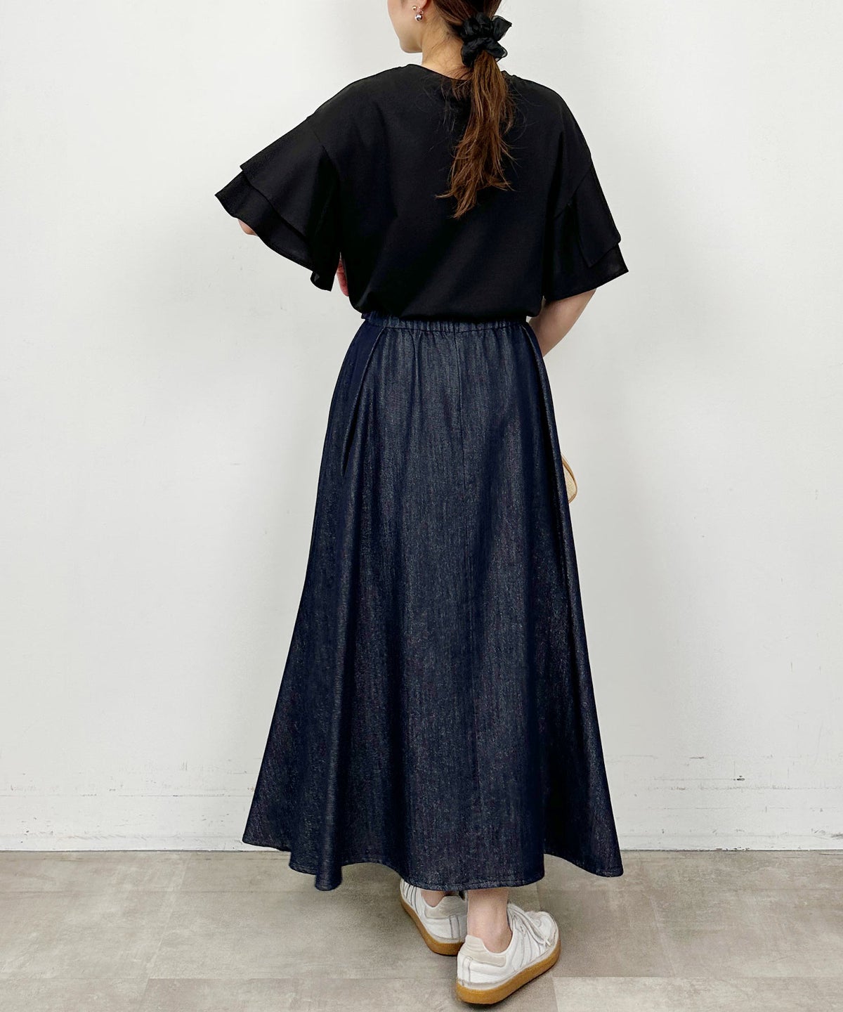 model：H164　着用サイズ：M　ブラック