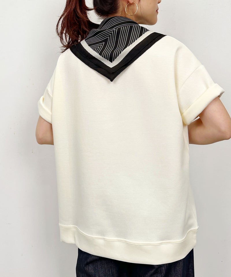 model：H164　着用サイズ：M　アイボリー