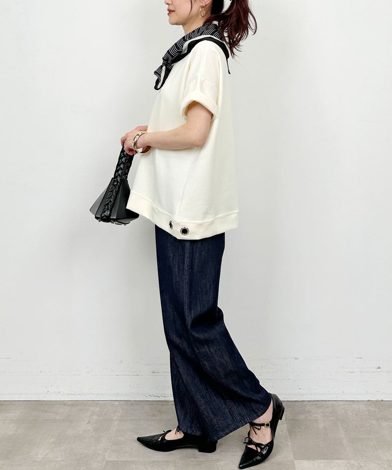model：H164　着用サイズ：M　アイボリー