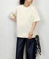model：H164　着用サイズ：M　アイボリー