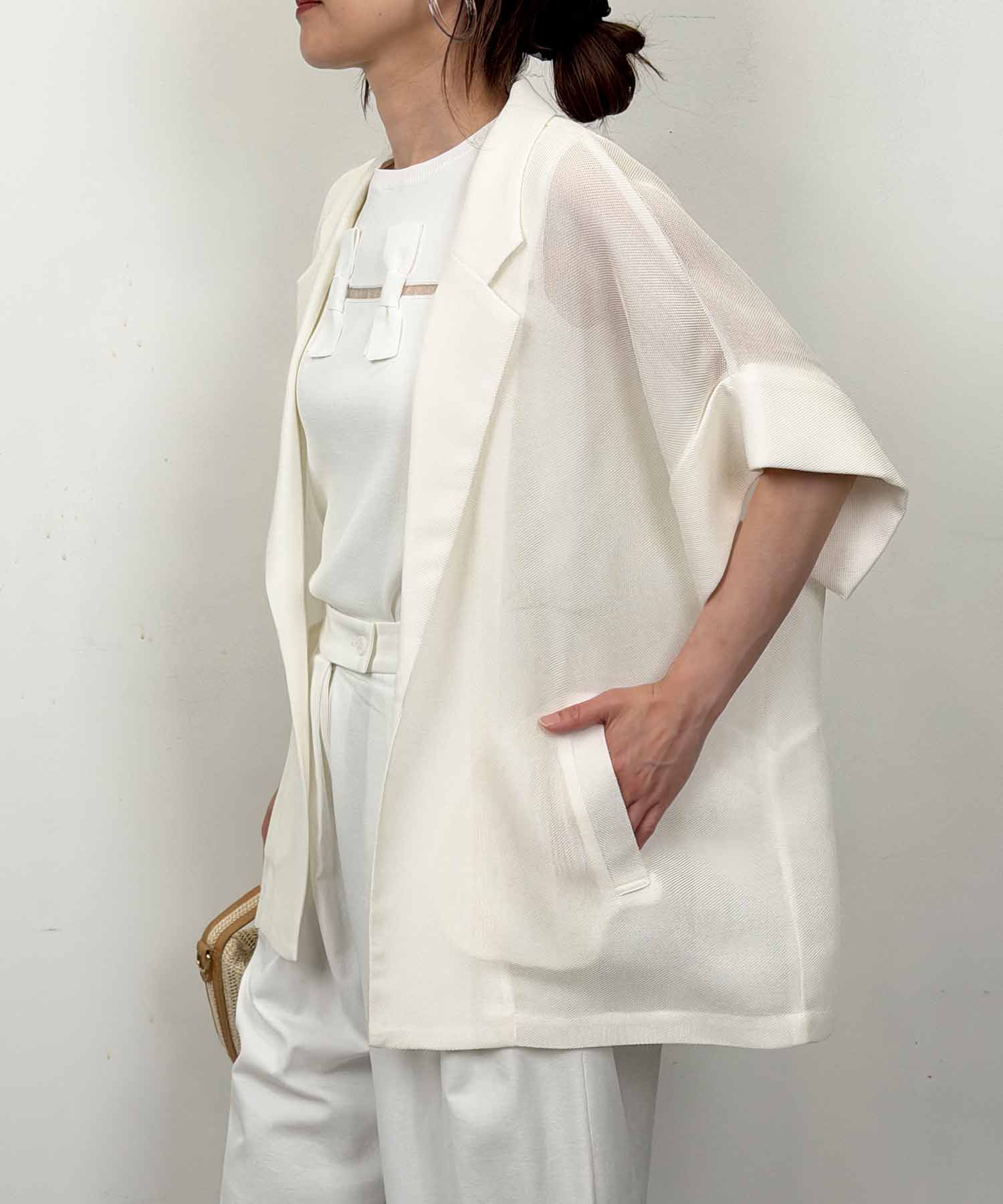 WEB先行販売】メッシュ半袖ジャケット | PICCIN (ピッチン) 公式通販