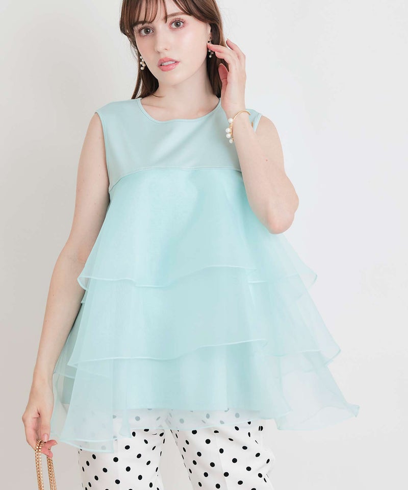 model：H160　着用サイズ：M　ミントグリーン