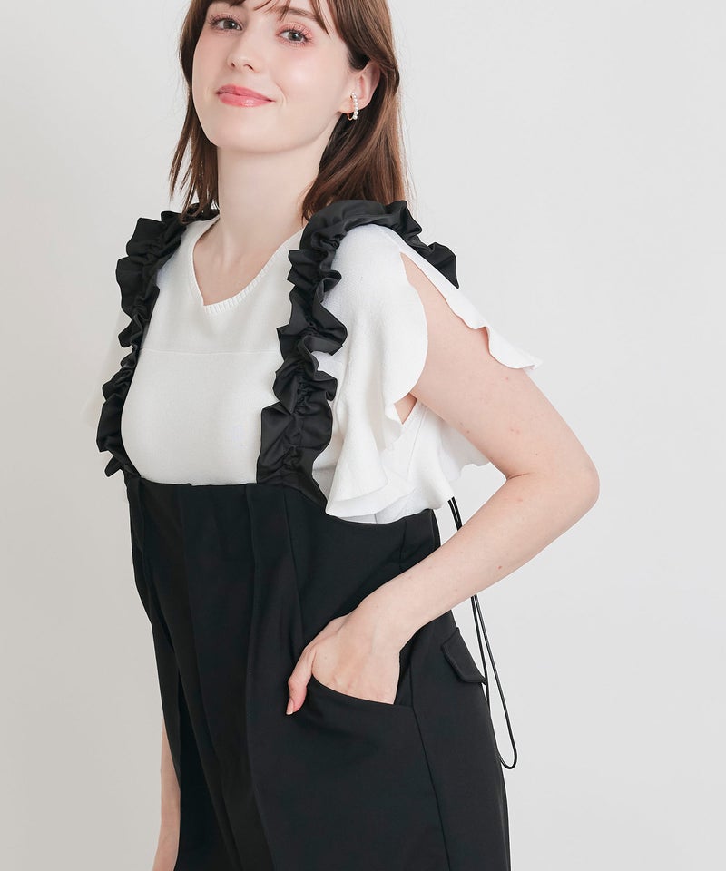 model：H160　着用サイズ：M　オフホワイト