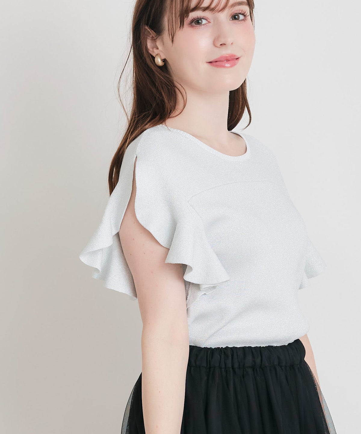model：H160　着用サイズ：M　シルバー