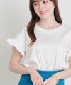 model：H160　着用サイズ：M　オフホワイト（無地）