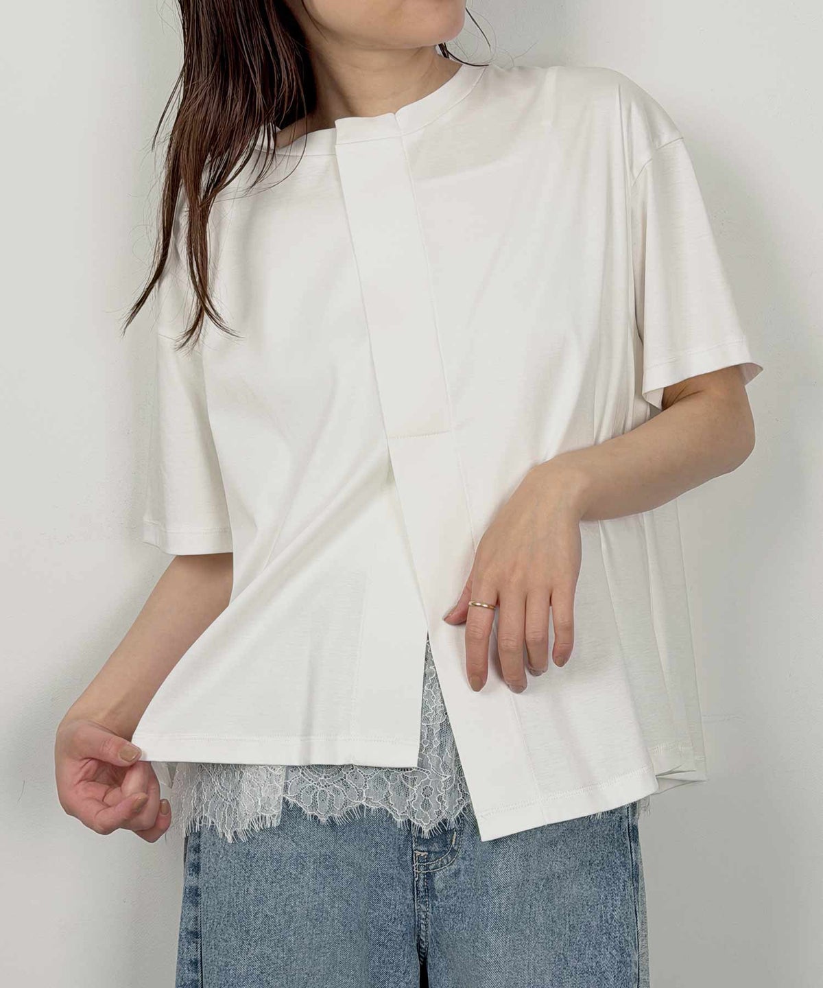 model：H164　着用サイズ：M　イエロー系その他