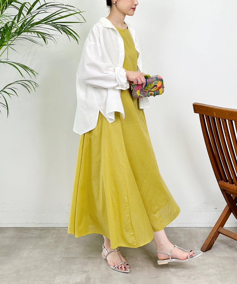 model：H164　着用サイズ：M　イエロー
