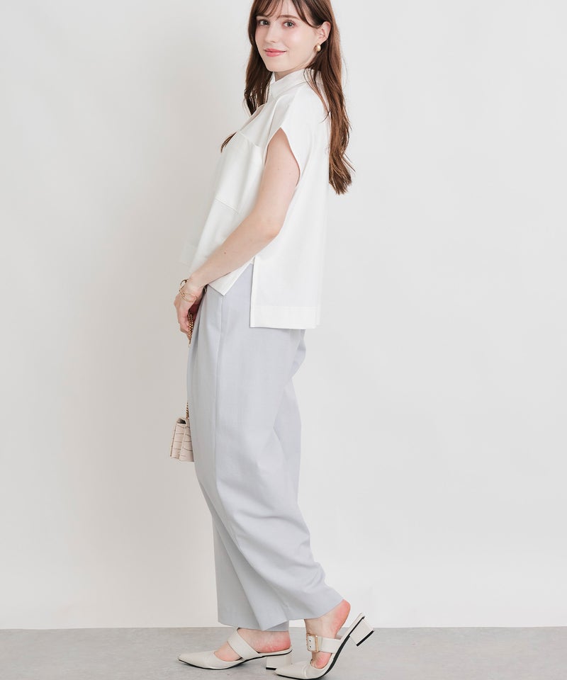 model：H160　着用サイズ：M　オフホワイト