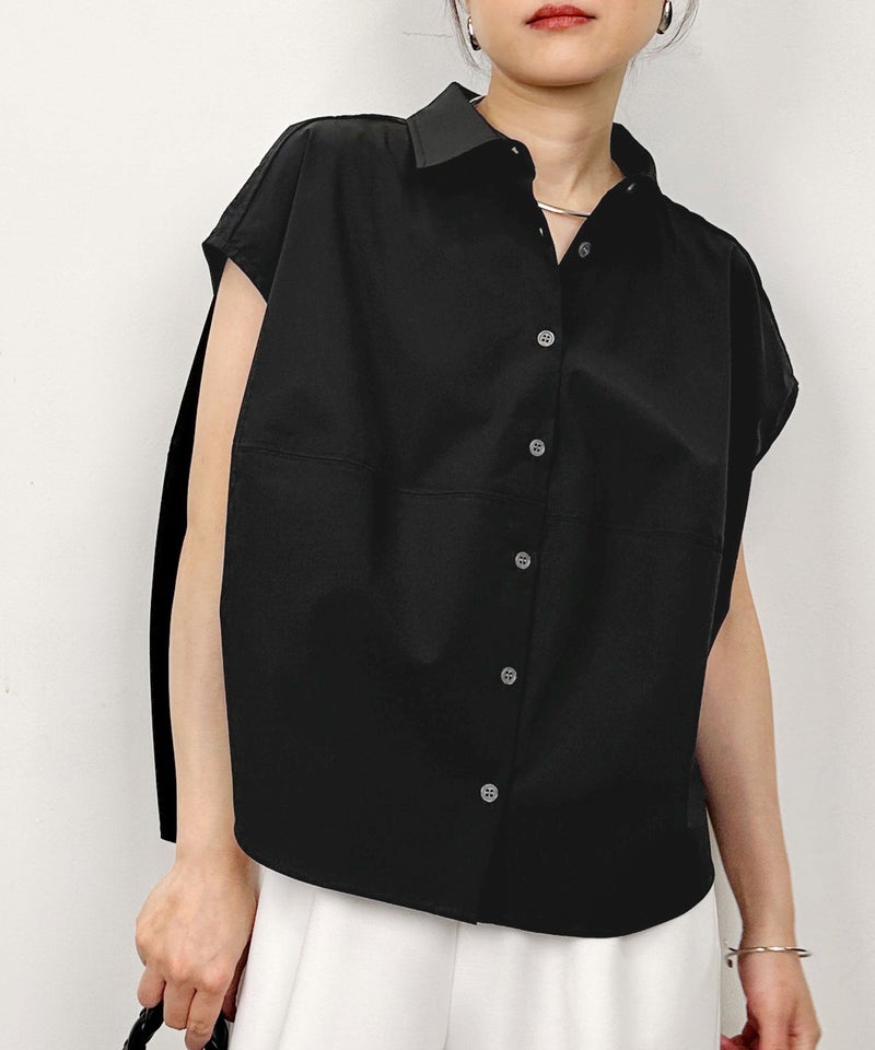 model：H164　着用サイズ：M　ブラック