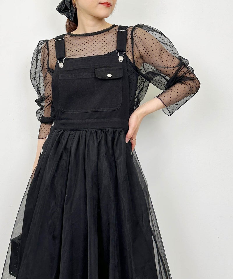 model：H164　着用サイズ：M　ブラック
