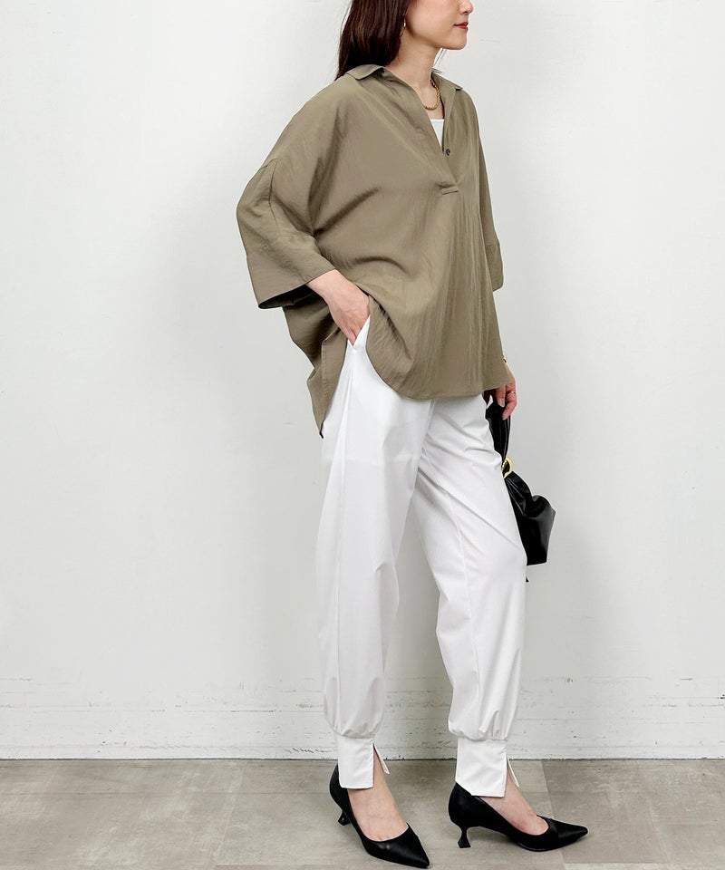 model：H164　着用サイズ：M　カーキ