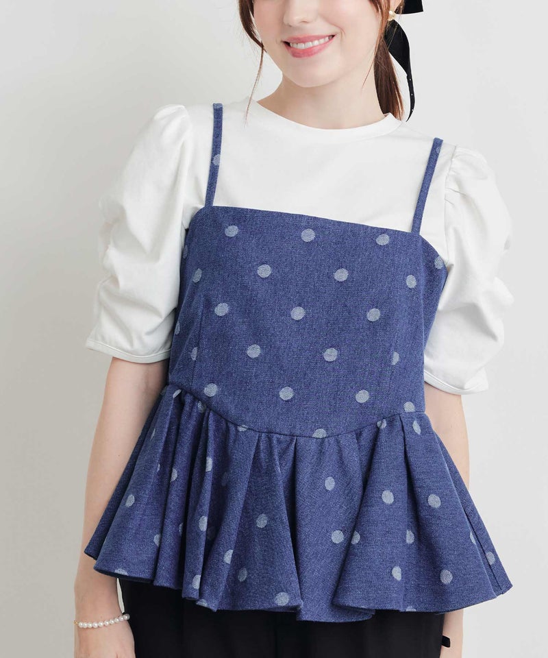 model：H160　着用サイズ：M　ライトブルー