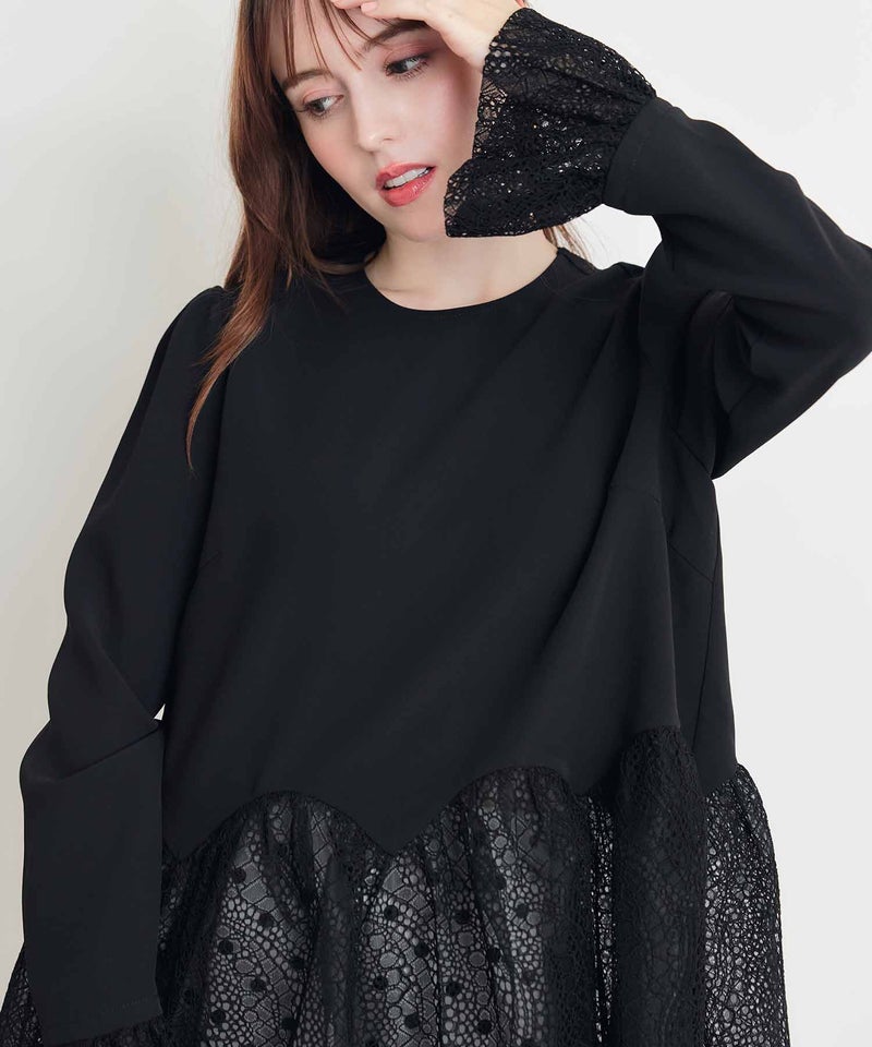 model：H160　着用サイズ：M　ブラック