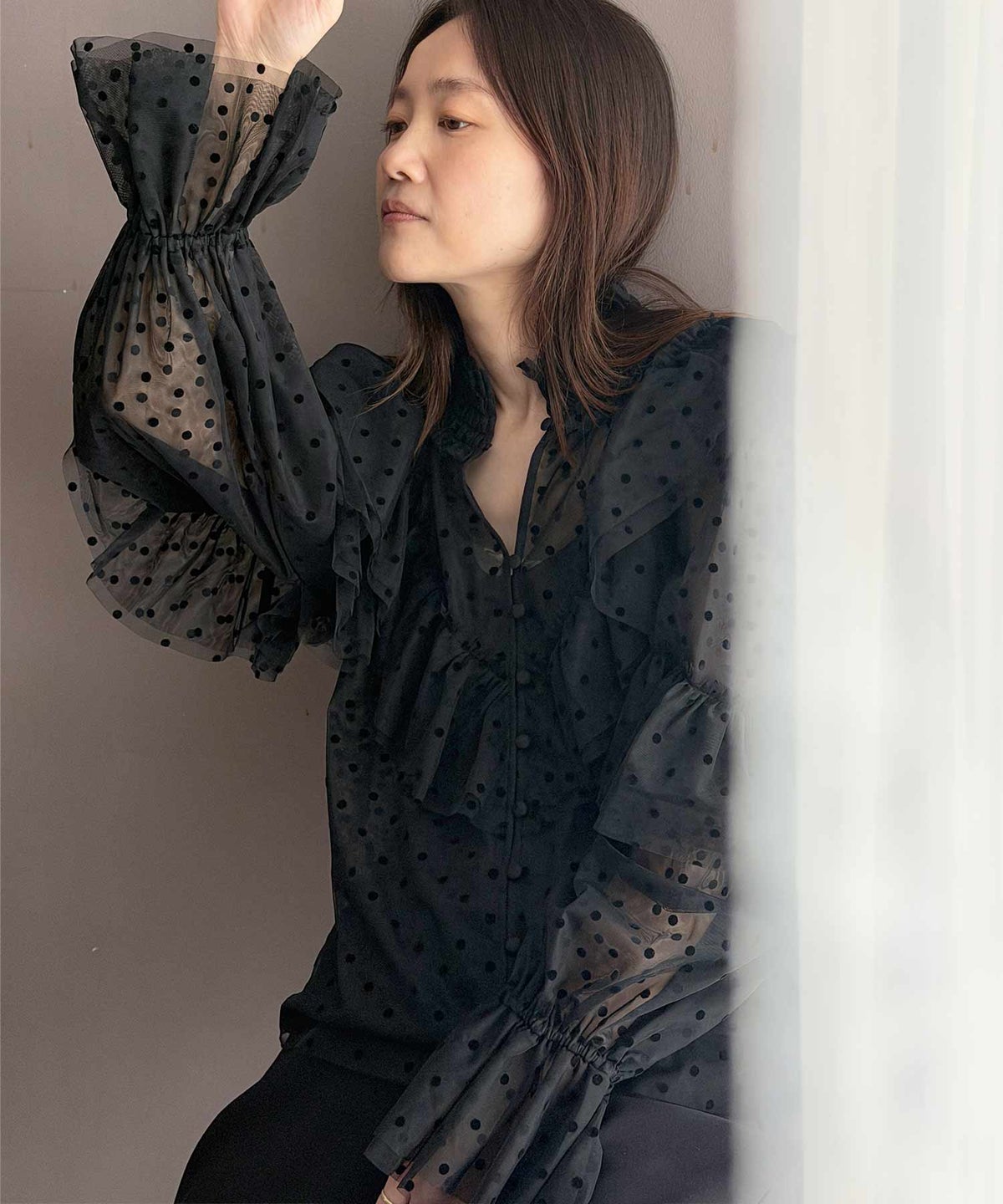 model：H164　着用サイズ：M