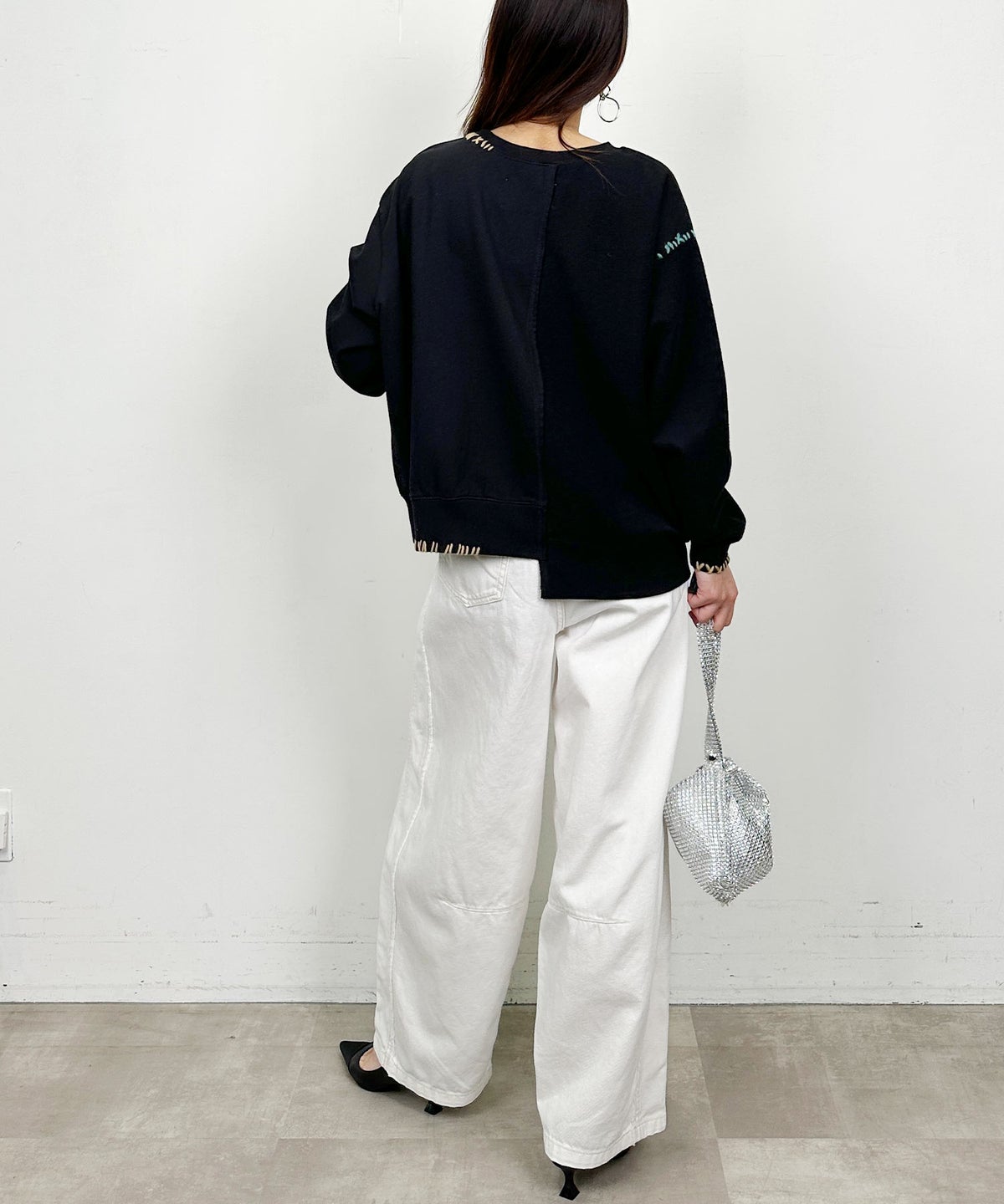 model：H164　着用サイズ：M ブラック