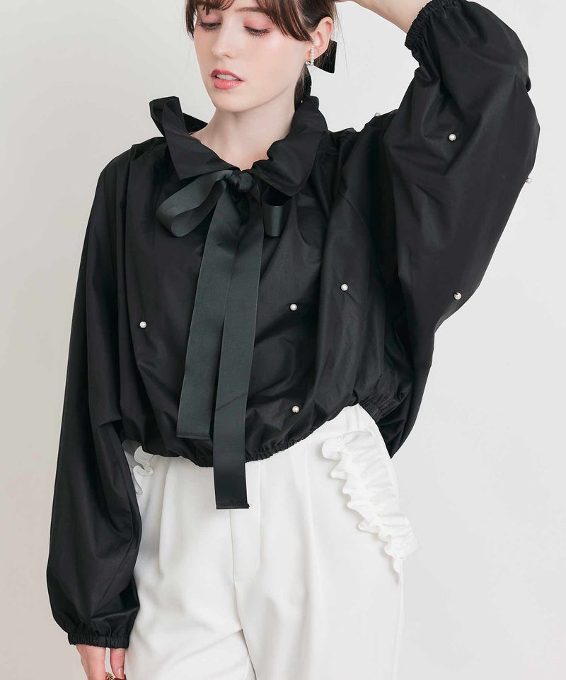 model：H160　着用サイズ：M　ブラック