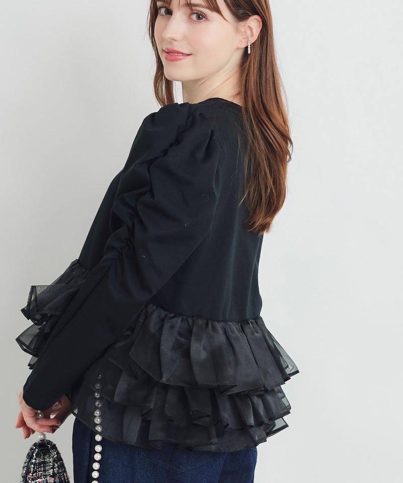 model：H160　着用サイズ：M　ブラック