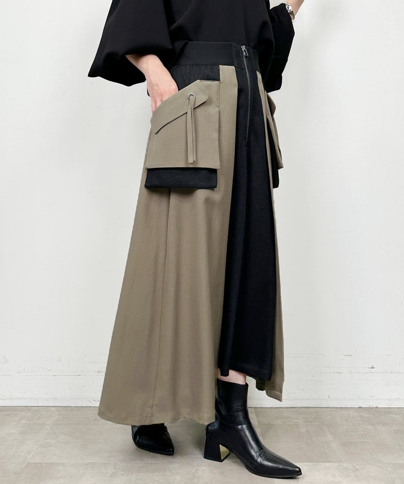 model：H164　着用サイズ：M　カーキ