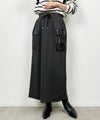 model：H164　着用サイズ：M　チャコールグレー