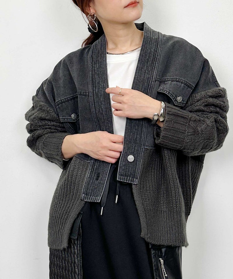 model：H164　着用サイズ：M　ブラック