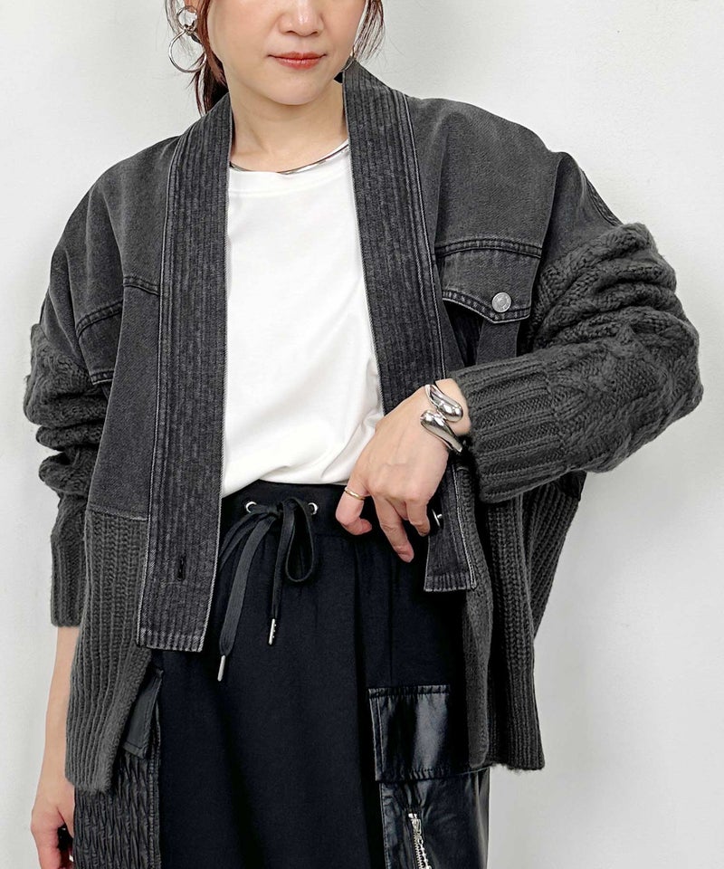 model：H164　着用サイズ：M　ブラック