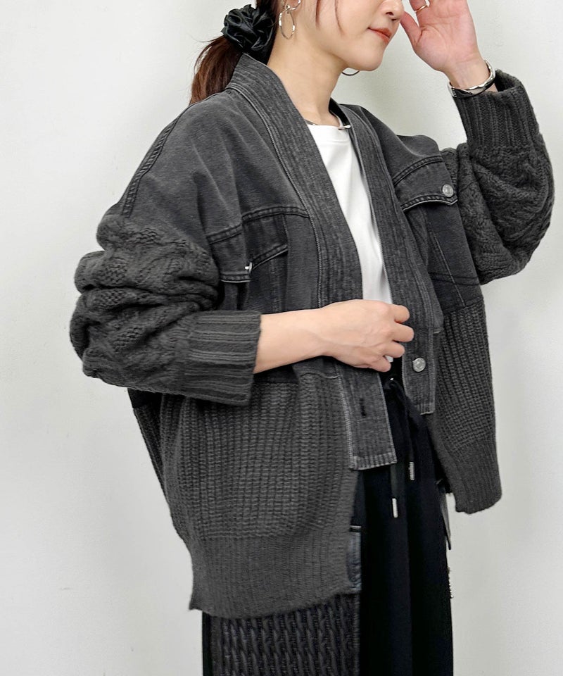 model：H164　着用サイズ：M　ブラック