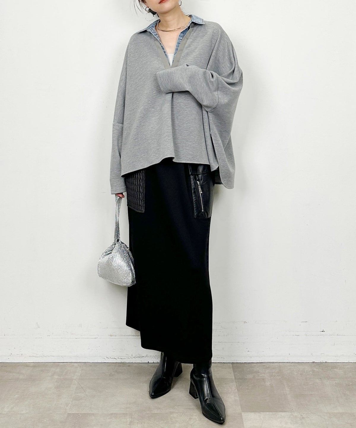 model：H164　着用サイズ：M