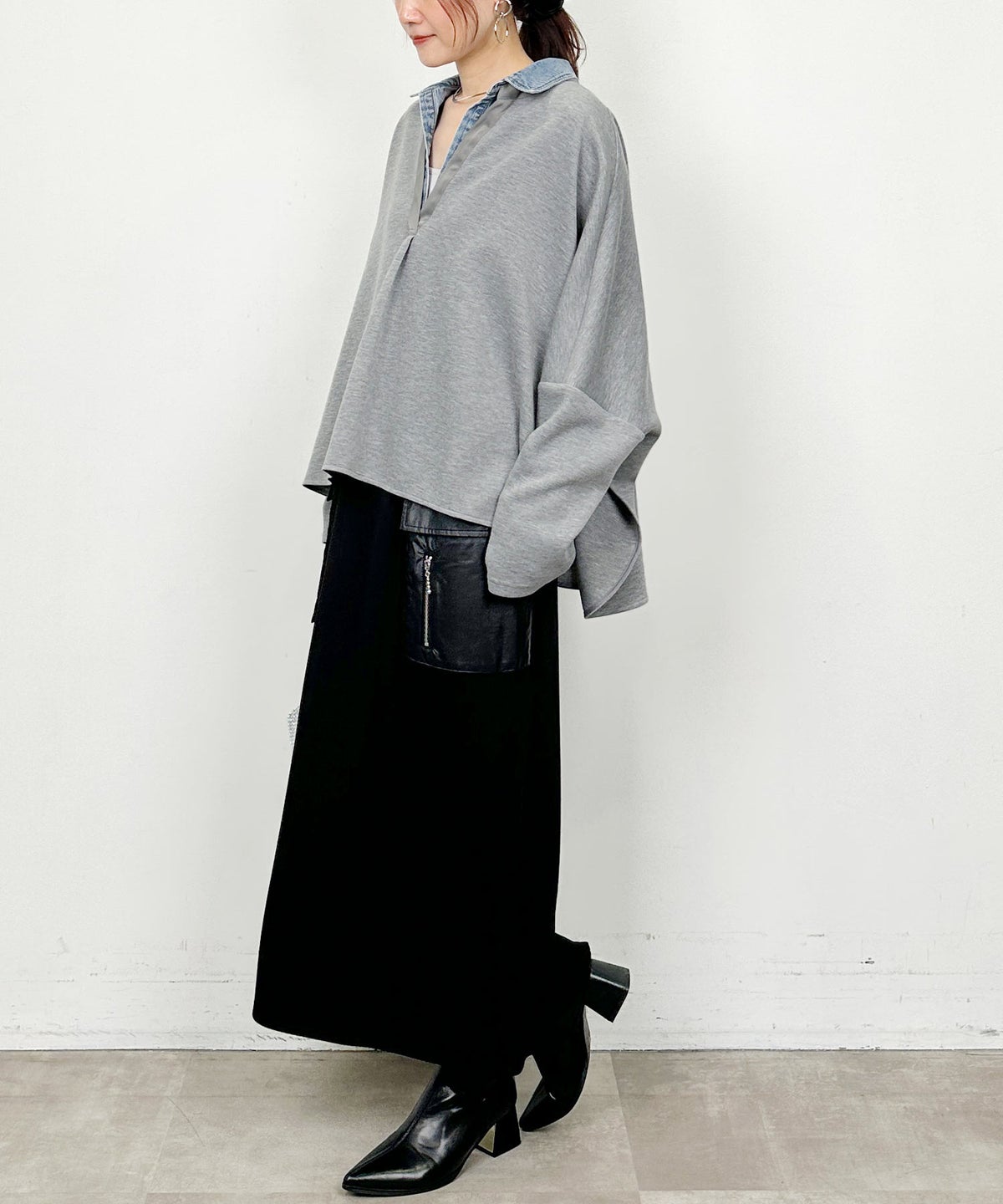 model：H164　着用サイズ：M
