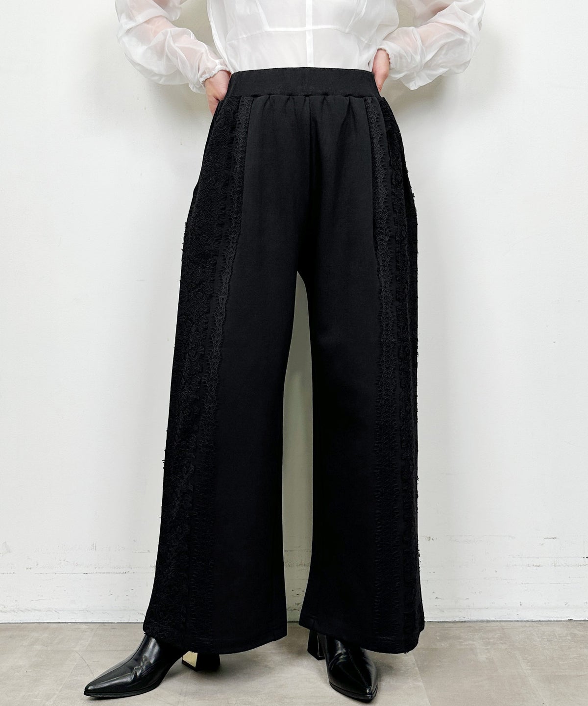model：H164　着用サイズ：M　ブラック