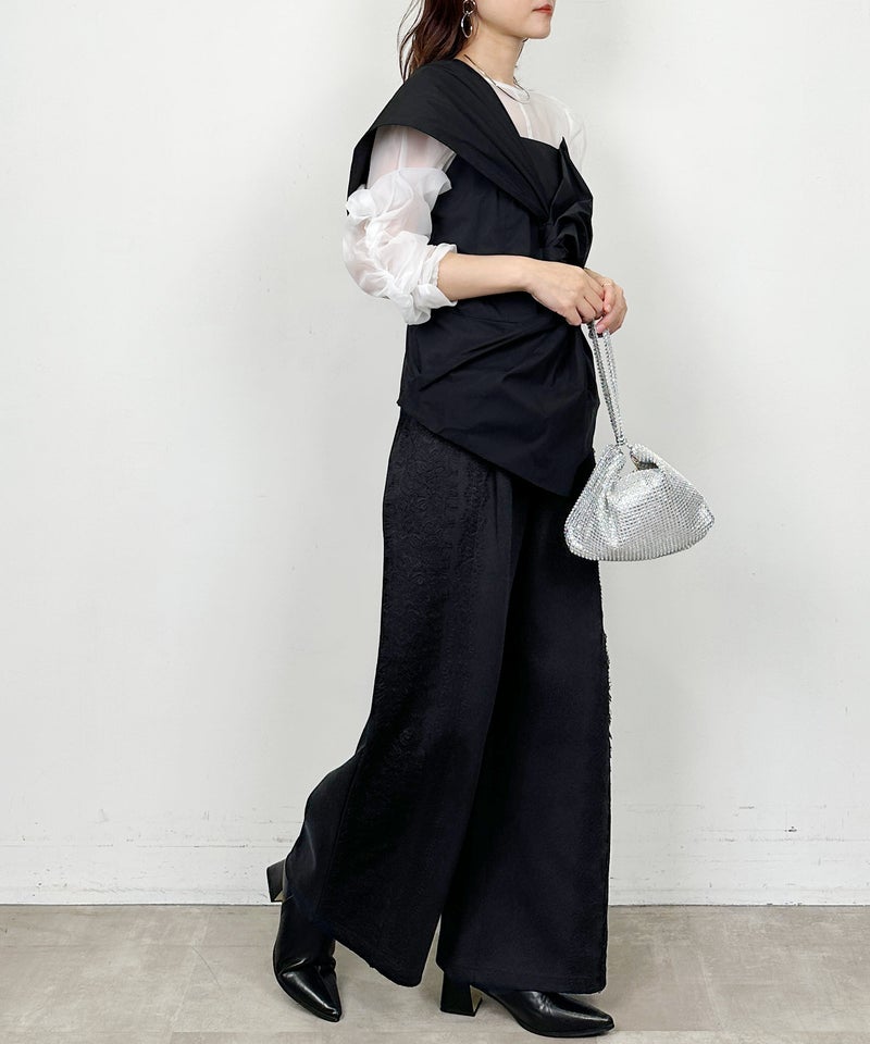 model：H164　着用サイズ：M　ブラック