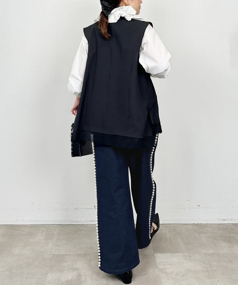 model：H164　着用サイズ：M　ブラック