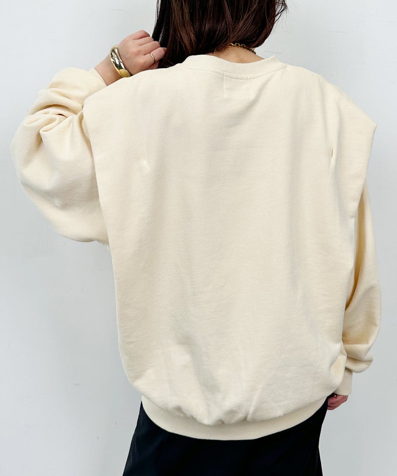 model：H164　着用サイズ：M　アイボリー