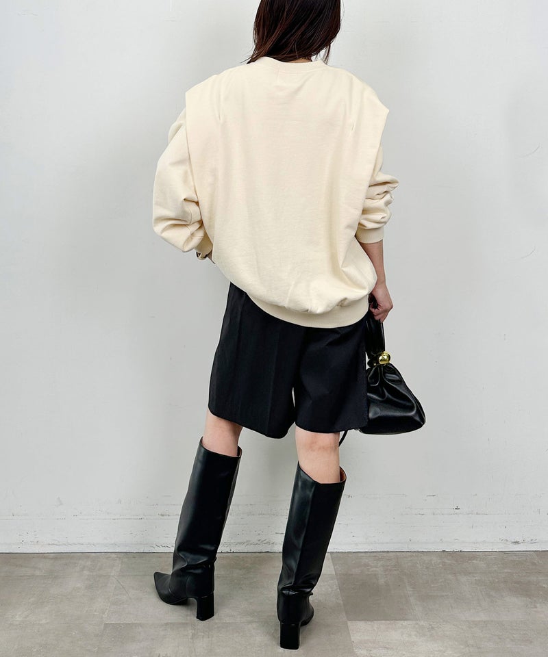 model：H164　着用サイズ：M　アイボリー