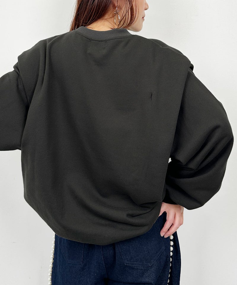 model：H164　着用サイズ：M　ブラック