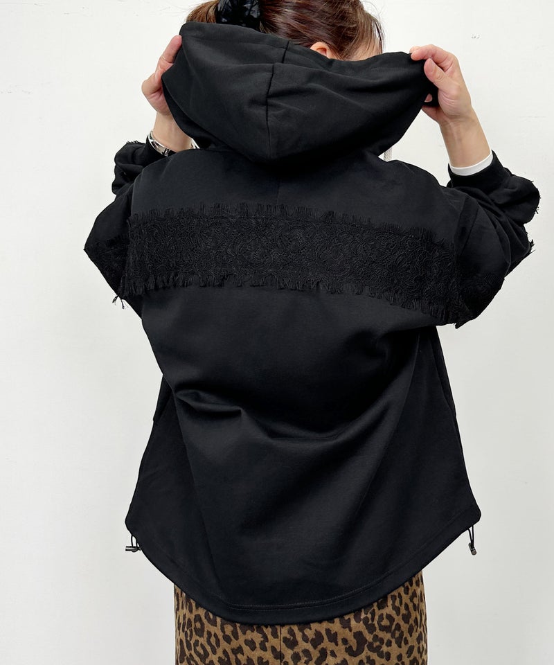 model：H164　着用サイズ：M　ブラック