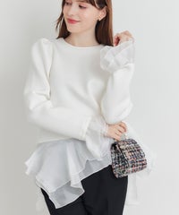 model：H160　着用サイズ：M　オフホワイト