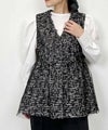 model：H164　着用サイズ：M　ブラック