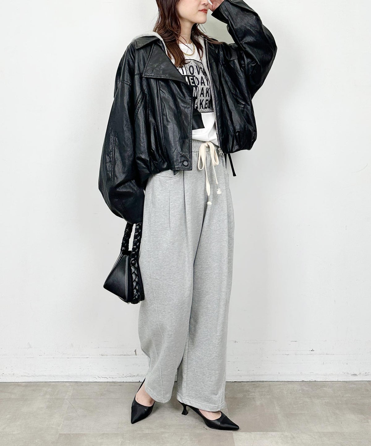 model：H164　着用サイズ：M