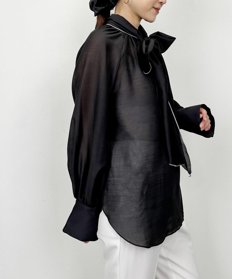 model：H164　着用サイズ：M　ブラック