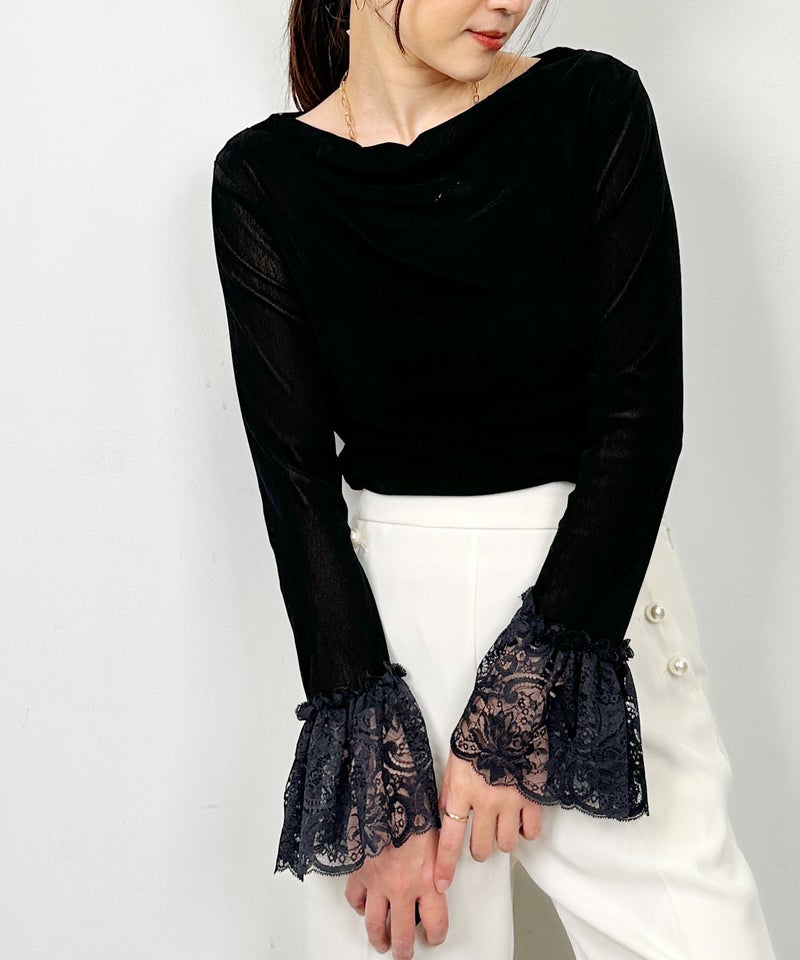 model：H164　着用サイズ：M　ブラック