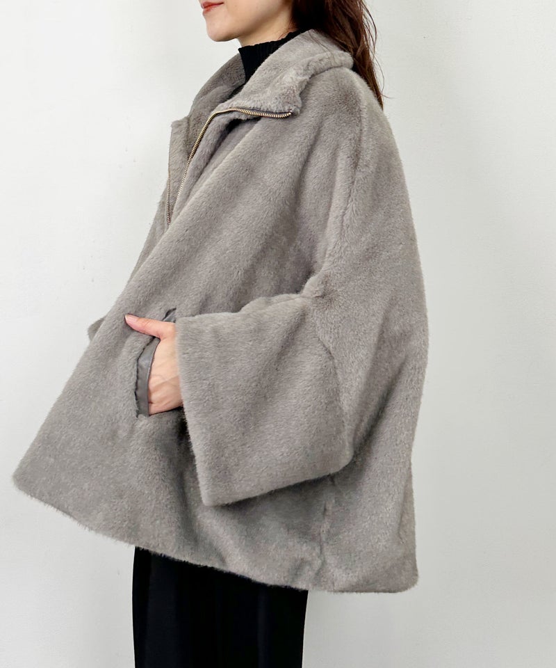 model：H164　着用サイズ：M　グレー