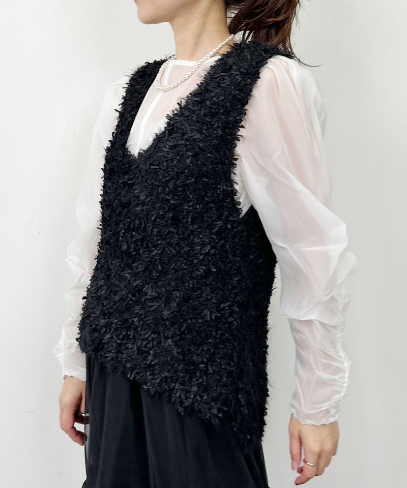 model：H164　着用サイズ：M　ブラック