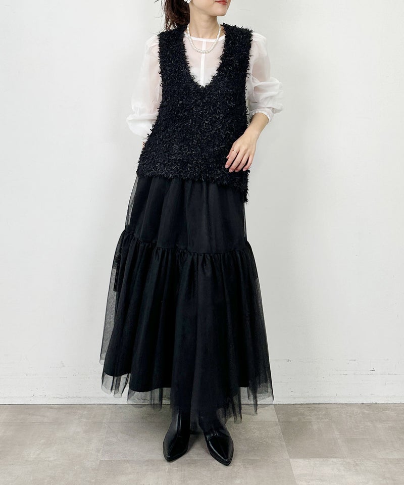 model：H164　着用サイズ：M　ブラック