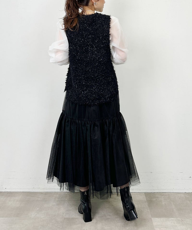 model：H164　着用サイズ：M　ブラック