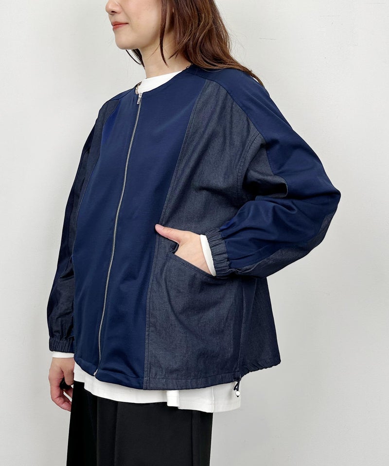 model：H164　着用サイズ：M　ネイビー