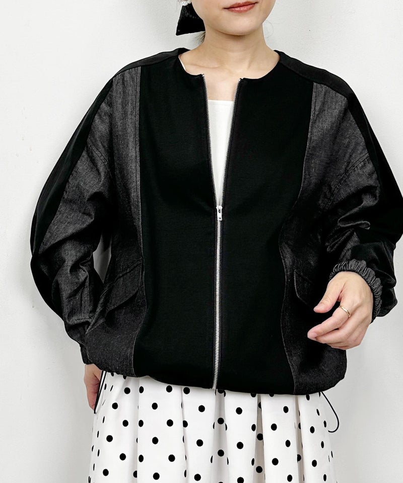 model：H164　着用サイズ：M　ブラック