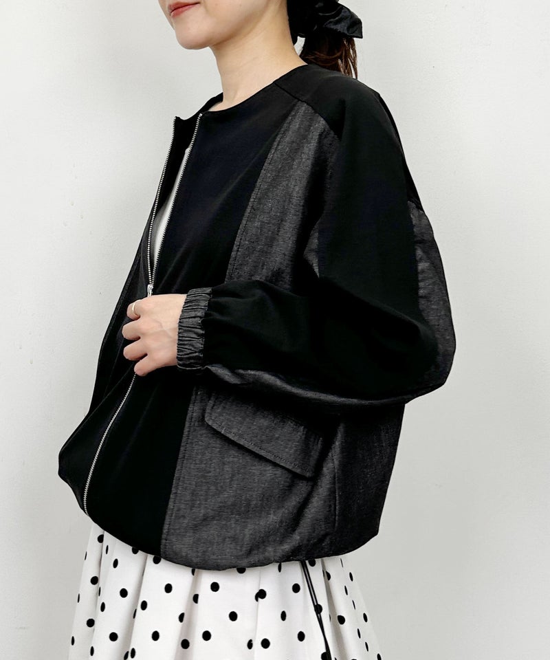 model：H164　着用サイズ：M　ブラック