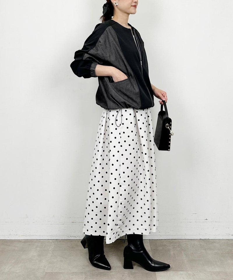 model：H164　着用サイズ：M　ブラック