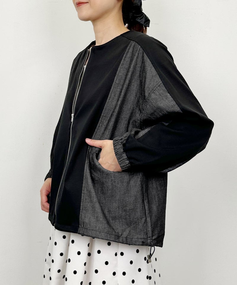model：H164　着用サイズ：M　ブラック